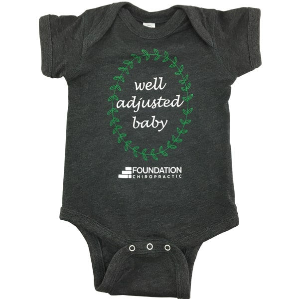 screen printed baby bodysuit