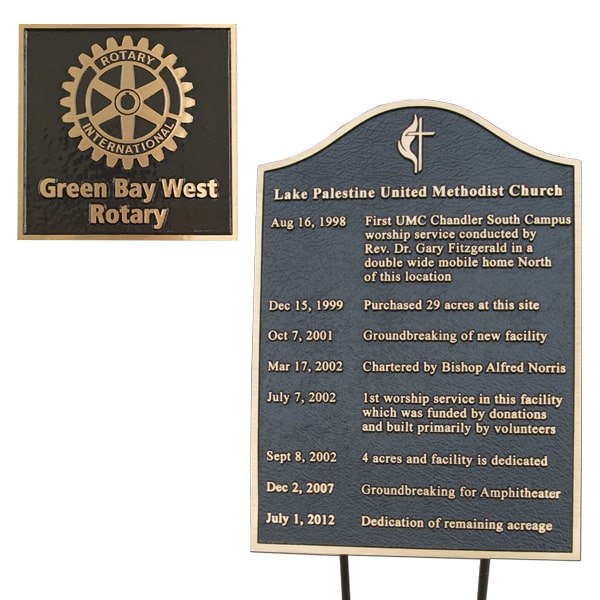 custom bronze plaques