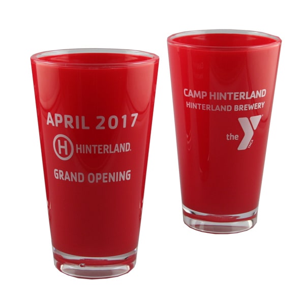 grand opening pint glasses