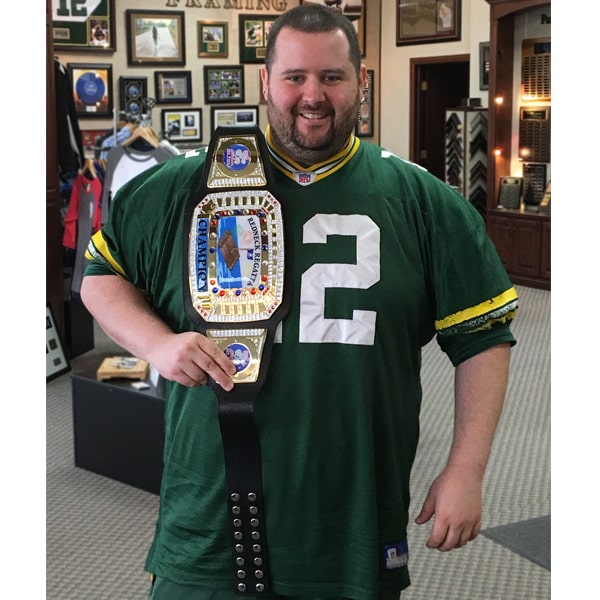 championship belt for event