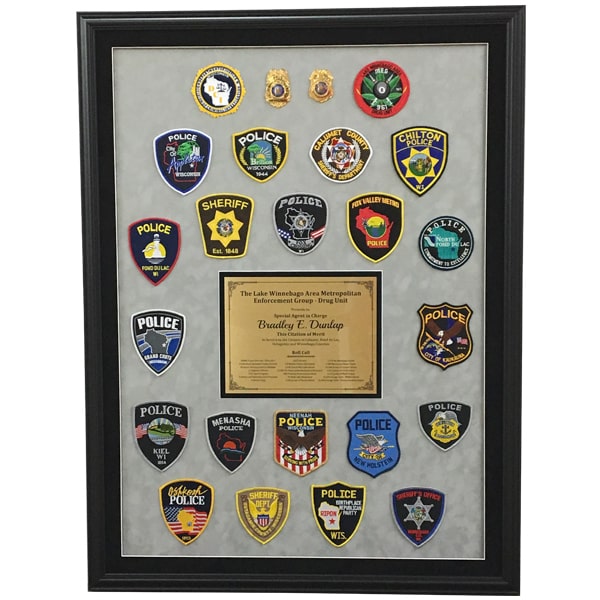 custom framed plaque