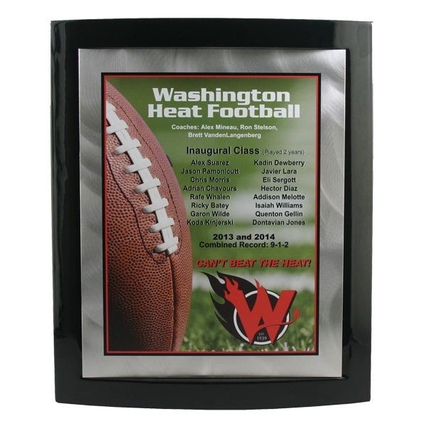 plaque with full color graphics