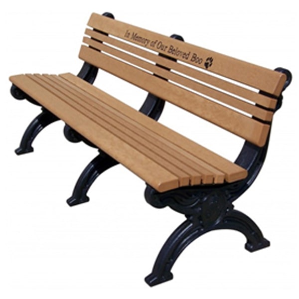 personalized Cambridge bench