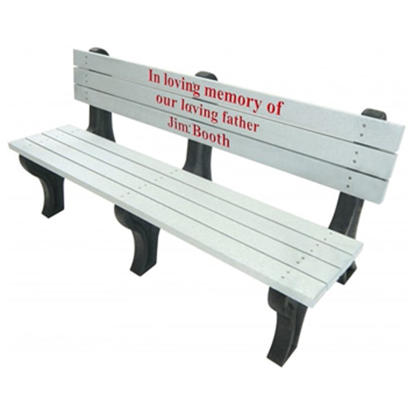 personalized Deluxe bench