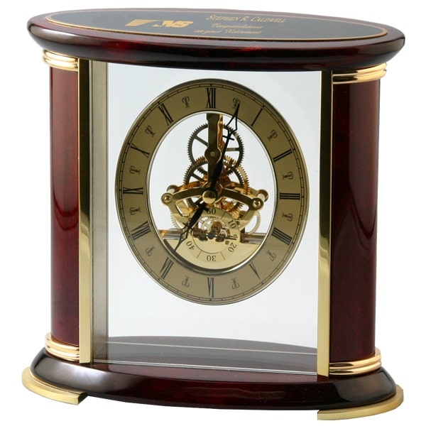 personalized skeleton clock