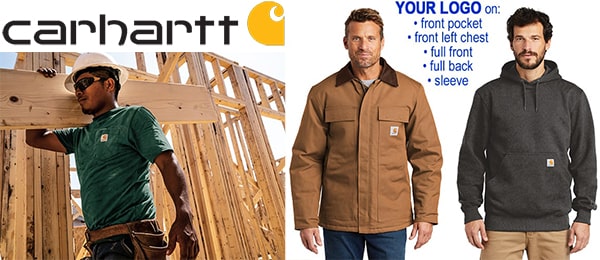 Carhartt Workwear Apparel with your logo