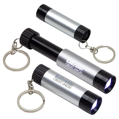 Telescoping LED Light Keychain