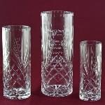 Cylinder Lead Crystal Vase. Item# 18-LC-6311, 18-LC-6312, 18-LC-6318