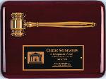 Gavel Plaque - Piano Wood. Item# 18-PG3751