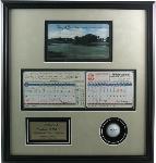 Golf Achievement Framed Award. Item# FST-2