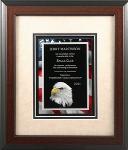 Framed Award w/Flag. Item# GFR-00028