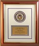 Framed Award Plaque for Medallion. Item# GFR-00041