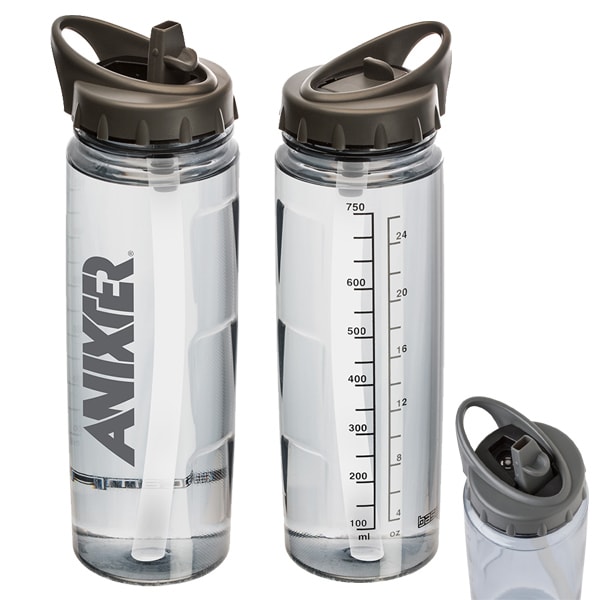 20oz Double Wall Flip Top Water Bottle With Straw, Jet Airplane,  Personalized Engraving Included 