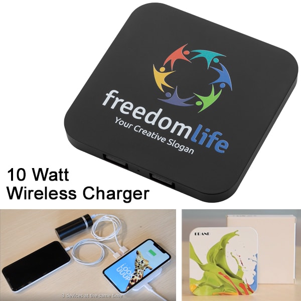 10 Watt Wireless Charger with your logo