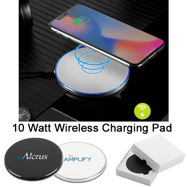 10 Watt Wireless Charging Pad with your logo