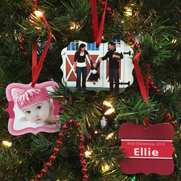 personalized photo ornaments