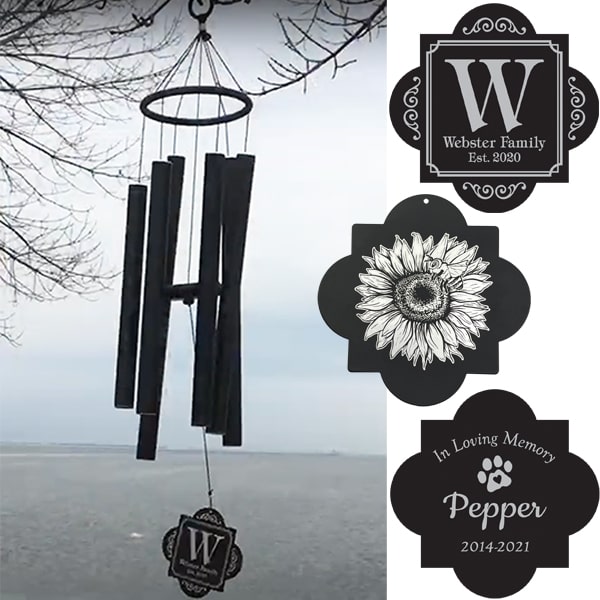 personalized wind chimes