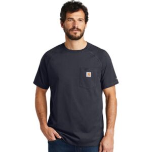 screen printed Carhartt Force Cotton Delmont Short Sleeve T-Shirt