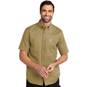 embroidered Carhartt Rugged Professional Series Short Sleeve Shirt