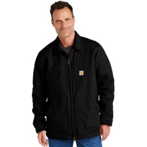embroidered Carhartt Sherpa-Lined Coat
