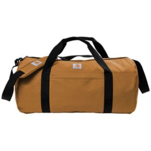 embroidered Carhartt Canvas Packable Duffel with Pouch
