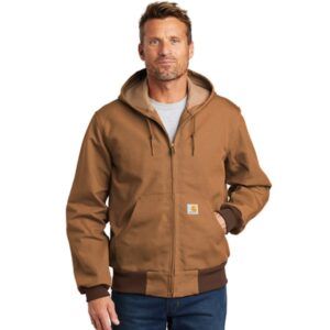 embroidered Carhartt Thermal-Lined Duck Active Jacket