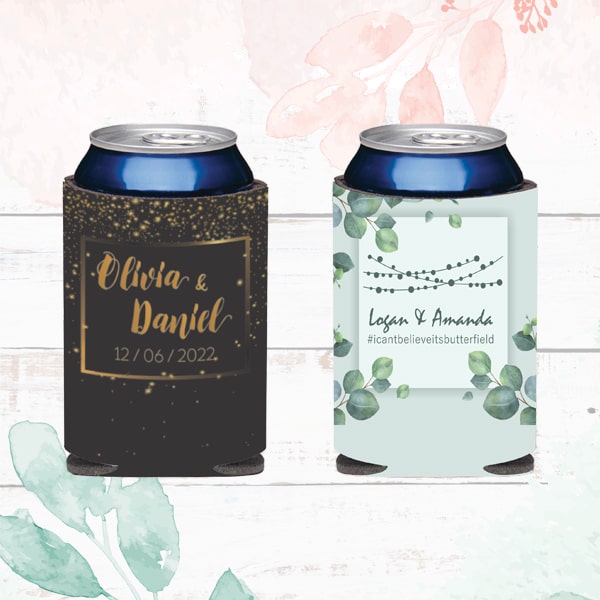 custom themed can coolers