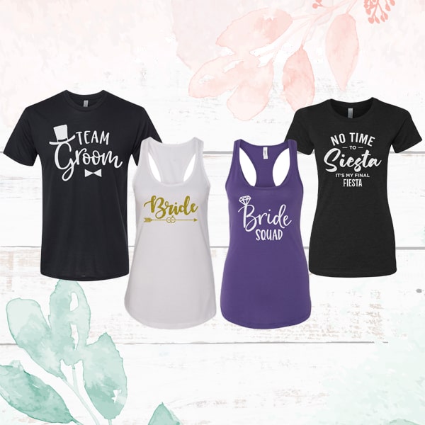 bachelorette and bachelorette party and trip shirts