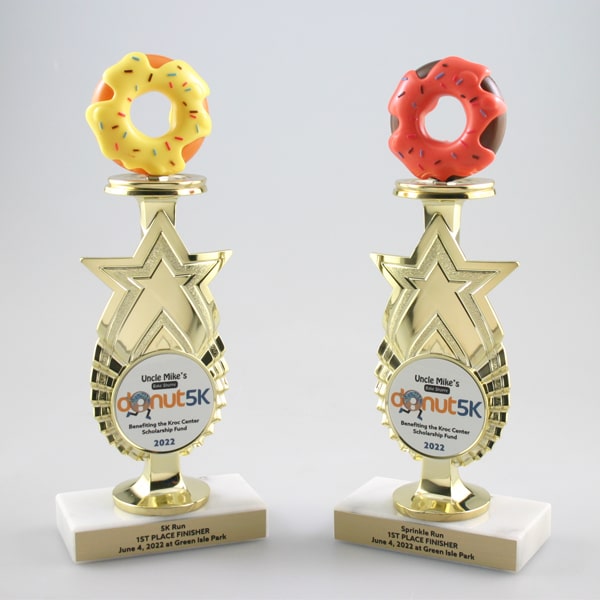 donut 5K trophies