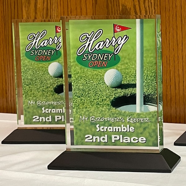 acrylic golf award