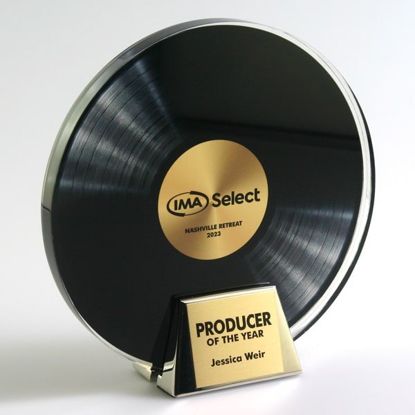 acrylic record award