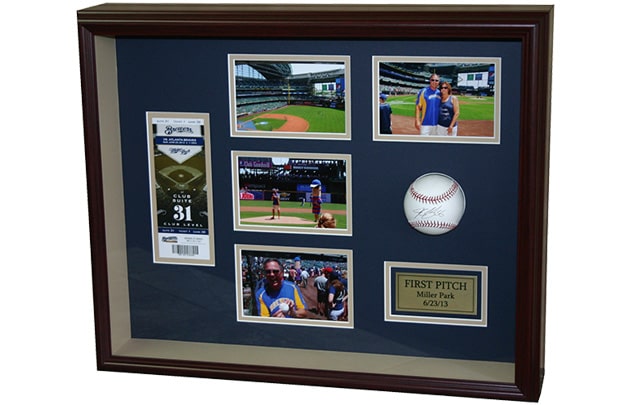 shadow box custom framing from Global Recognition