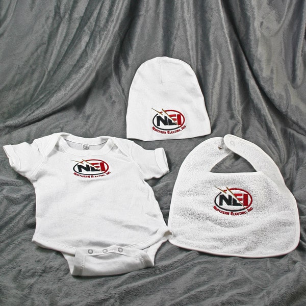 embroidered baby apparel from Global Recognition