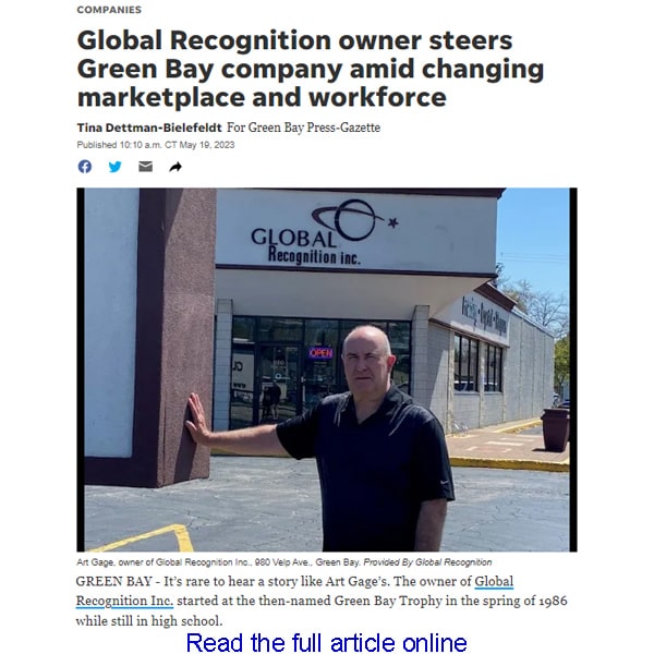 Global Recognition owner in the news