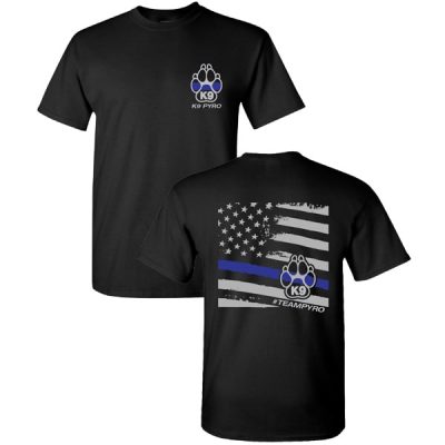 K9 Pyro fundraising t-shirt